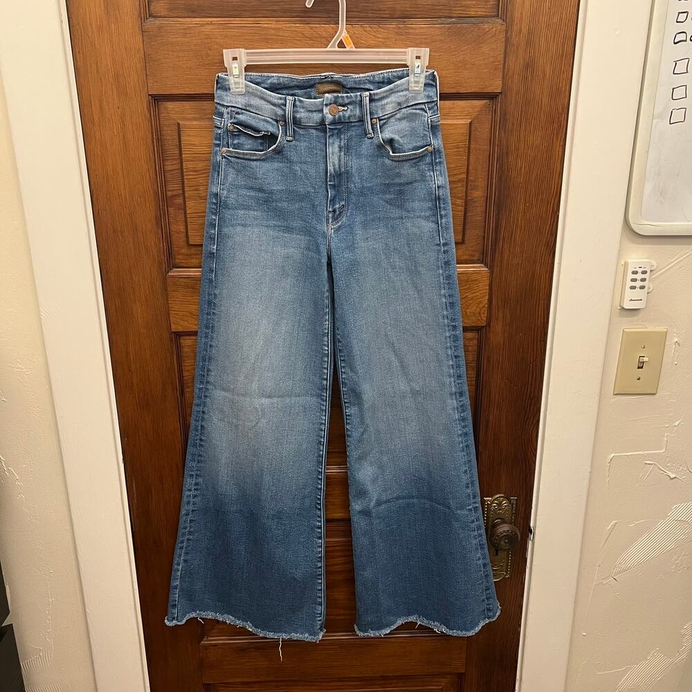 Mother Denim The Roller Fray Work Hard Play Hard sz 24 Women's Jeans $258